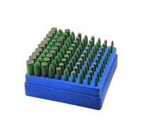 100pcs Abrasive Rubber Mounted Points 3mm shank Grinding Polishing Buffing Wheel Burr Electric Grinder Replacement for Rotary Tools Grinder Disc Polishing Wheel(Mix(Cylinder Bullet))