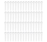 100pcs Acoustic Guitar Bridge Pins Removal Tool Puller | Plastic White Finish, Fits Bridge Replacement Jobs, Compact Accessory for Acoustic String Pin Changes