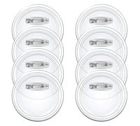 100PCS Acrylic Button Pins Badge Clear Custom Kit Blank Photo Pins Bulk For DIY Supplies For DIY Craft Production(37mm)