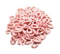 100Pcs Acrylic Plastic Linking Chain Rings 20x28mm Twist Chain Beads Quick Link Connectors for DIY Necklace Phone Bag Chain Jewelry Making Decorative Accessories - Green