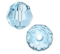 100pcs Adabele Austrian 8mm Faceted Round Crystal Beads Aquamarine Blue Compatible with 5000 Swarovski Crystals Preciosa SS2R-810