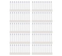 100Pcs Adhesive Cable Management Clips, Adjustable Nylon Strap Ties with Strong Self Adhesive Backing, Reusable Wire Clamps Organizer for Office Home Car Electronics (White)