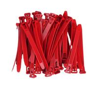 100Pcs Adjustable Flexible Plastic Poultry Bird Foot Ring for Chicken Leg Band Identification Marking, Easy To Install
