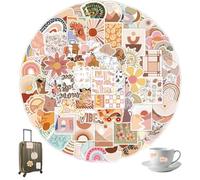 100pcs Aesthetic Waterproof Vinyl Stickers, Cute Cartoon Watercolour Designs Sticker Packs, Positive Quotes Inspirational Stickers Unique Gift Ideas for Girls, Teens, Adults