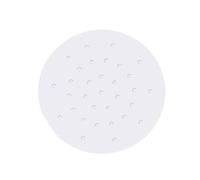 100PCS Air Fryer Liners Disposable 15cm, Round Perforated Parchment Paper for Air Fryer Unbleached Non-Stick, Air Fryer Paper Liners Oil-Proof Water-Proof for Microwave Oven, White