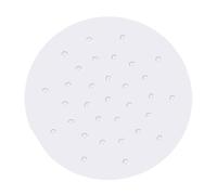 100PCS Air Fryer Liners Disposable 25cm, Round Perforated Parchment Paper for Air Fryer Unbleached Non-Stick, Air Fryer Paper Liners Oil-Proof Water-Proof for Microwave Oven, White