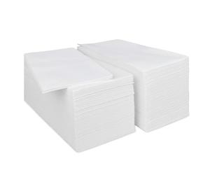 100PCS Airlaid Quality Disposable Hand Towels, PHUNAT Linen Feel Paper Napkins Guest Towels White Paper Hand Towels for Kitchen, Bathroom, Party, Wedding, Dinners, Events, 43 * 30cm