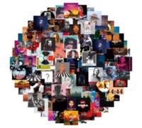 100Pcs Album Cover Stickers for Teens - Music, Rapper and Band Stickers for Adults Car Decals Water Bottle Laptop