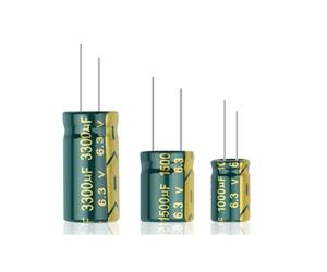 100Pcs Aluminum Electrolytic Capacitor High Frequency Low 6.3V1000UF 6.3V1500UF 6.3V3300UF Low Resistance(6.3V1500UF 10x13)