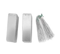 100pcs Aluminum Tree Label Metal Tree Aluminum Plant Tags, Double Sided Write On Metal Labels for Outdoor Gardening, High Durability Tree Identification Tags, Metal Plant Labels,