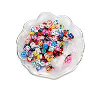 100pcs Animal Polymer Clay Spacer Beads for Women Jewelry Making DIY Bracelet Necklace Earrings Accessories (Animal)
