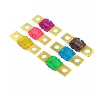 100PCS ANS Fuse 20A 30A 40A 50A 60A 70A 80A 100A 125A 150A 175A ANL Gold Plated Stud Car Fuses Mini Car Stereo Audio AFS Fuse Protected circuits (Size : 30A)