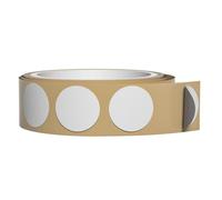 100PCS Anti Metal NFC Tags - White, 25mm (1 Inch), Compatible with Android & iPhone, 504 Bytes Memory