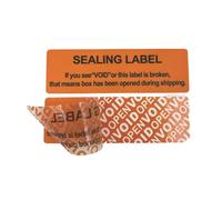 100Pcs Anti Tamper Evident Label Security Sticker Set that Show Void When Removed Ideal for High Value Product Sealing Void Effect in Multiple Size for Security Seals and Product Protections