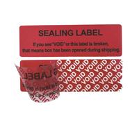 100Pcs Anti Tamper Evident Label Security Sticker Set that Show Void When Removed Ideal for High Value Product Sealing Void Effect in Multiple Size for Security Seals and Product Protections