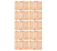 100PCS Antistatic Spudger Set, Universal Plastic Pry Opening Tool, Multifunctional Lightweight Soft ABS Spudgers with Various Shapes for Phone Laptop Tablet Repair Kit (Orange)