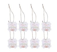 100pcs Antler Printed Paper Hangtag Thank You Label for Wedding