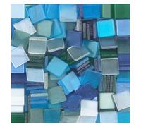 100pcs(Approx. 25g/0.88oz) 1cm/0.39in Square Resin Mosaic Tiles 0.2cm/0.08in Thickness DIY Colorful Crafts Materials for DIY Art Craft Decoration(Color 10)