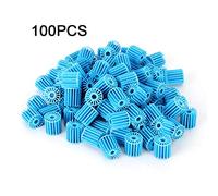 100Pcs Aquarium Bio Balls | Porous Water Care Media for Beneficial Cultures | Fish Tank Maintenance for Freshwater/Saltwater | 1.6x1.5cm Plastic Bio Balls