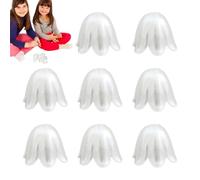 100pcs Artificial Pearl Beads for Crafts | Small Valley Beads for Sewing with Holes | White for Jewelry Making Bracelets, Necklaces and Crafts | A