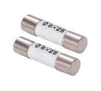 100Pcs Assorted 6x25mm Ceramic Fuses Kit - 1A to 20A for Low Voltage Applications(15A)
