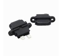 100PCS ATC Fuse Box Blade Standard Fuse Holder with Cover QS-03 Auto Parts 30A Amp 48VDC for Car 2 Pins Protected circuits