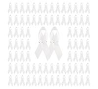 100pcs Awareness Lapel Pin Ribbon Brooch Breast Cancers Health Care Public Welfare Badges Jewelry Accessories Brooch Pins For Women