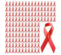 100pcs Awareness Lapel Pin Ribbon Brooch Breast Cancers Health Care Public Welfare Badges Jewelry Accessories Brooch Pins For Women