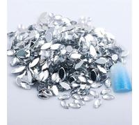 100pcs/bag Acrylic Horse Eye Flat Back Rhinestone Jewelry DIY Clothing Nail Decoration Accessories Supplies-1-3x6mm-100Pcs