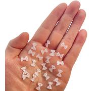 100pcs/bag Crystal Bows Nail Charm Bowknot 3d Art Charms DIY Bows Nails Jewelry Bowknot Decals Flatback Nail