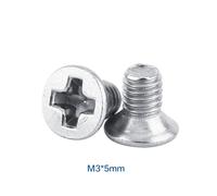 100pcs Bag Flat Head Stainless Steel SS304 Machine