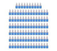 100Pcs Banana Socket M6 4mm, Plated Brass Electrical Connection Accessories with ABS Insulation, for Test Leads, Power Supplies, Audio Equipment and Automotive (Blue)