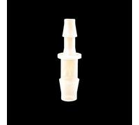 100PCS Barbed Reducing Straight Connector - PP Material Hose Barb Fitting & Adapter, Chemical Resistant High Pressure Non-Toxic, Size Adapter & Flow Divider for Water, Air and Fuel Lines