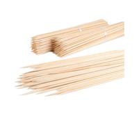 100pcs BBQ Bamboo Skewers 20-50CM Disposable Grilling Sticks for Meat & Veggies Ideal for Barbecue Parties 30CM x 5mm Food Tools & Accessories