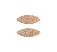 100pcs Beechwood Joining Biscuits (No. 10) for Woodworking, Joinery, and Furniture Framing, BSC/10/100, Tan