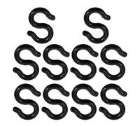 100pcs Bike S Clips Guide Clamps for Shift Cables, Plastic Black | Easy Installation, Multipurpose Use, Sturdy Construction, Organized Appearance, for Everyday Riding and Cable Storage