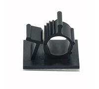 100PCS Black Adhesive Backed Nylon Wire Adjustable Cable Clips Clamps,Wire Holder System Organizer Cord Holder Hooks Clamps Management for Home, Office, Cubicle, Car, Nightstand, Desk Accessories(S)