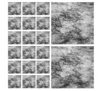 100pcs Black Fiber Flower Wrapping Paper Sheets, Elegant | Hand-pressed Vintage Texture, Single Stem Wrapping Convenience, Quick Folding for Graduation Ceremonies and Wedding Use
