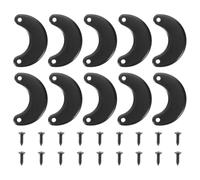 100pcs Black Metal Picture Frame Turn Button Fasteners | Arc Shaped Low Profile Design, Hidden Installation, for Artists and Diyers in Studio or Office