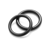 100Pcs Black NBR Sealing O Ring Thickness 3. 1mm Outer Diameter(37x30.8x3.1mm)