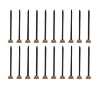 100pcs Black Picture Frame Hanging Nails 1.4x25mm Brass Head Frame Hooks Picture Hangers for Wall Home Hardware Tools