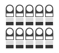 100pcs Black Plastic Push Button Switch Panel Label Frame, Mounting Size 22mm, for Industrial Electrical Equipment and Button Switch Organization