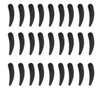 100pcs Black PP Cosmetic Spatulas for Dispensing Skincare
