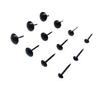 100pcs Black Upholstery Nail Wine Jewelry Chest Wooden Box Gift Case Furniture Sofa Shoe Door Decor Tack Stud Pushpin Hobnail(Cap diameter 5mm)