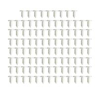 100pcs Black White Wood Shape Rivet Push Pin Fastener Hole Hood Pressure Pin Garden Furniture Car Roof Rivet Fastener Push