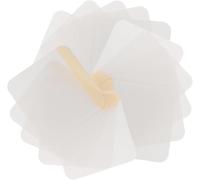 100pcs Blank Adhesive Plaster Fixing Patches 6cm X 6cm Breathable Non-Woven Fabric Square Medical Self-Adhesive Stickers for Acupuncture and Alternative Medicine Use