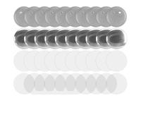 100PCS Blank Button Making Supplies 25-75mm Round Badge Parts Plastic/Metal Frosted Pin Kit Efficiently DIY(Metal 100PCS,25mm)