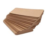 100pcs Blank Playing Cards Deck, Double Sided Kraft Paper Note Cards | 100 Cards Included, Smooth Writing Feel, Easy to Carry for School Notes, Bookmarks and Gifts