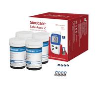 100pcs Blood Sugar Test Strips for Sinocare Safe Accu2 Monitor-NO Lan&Meter | only for Safe Accu2 Glucose Monitor, only 100PCS Diabetes Testing Strips