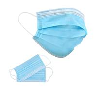 100PCS Blue Disposable Face Masks - 3-Ply Non-Woven Breathable & Comfortable Masks with Elastic Ear Loops - Comfortable Daily Use Nose & Mouth Protection